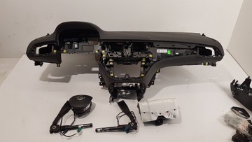 OPEL CORSA E DESKA KONSOLA AIRBAG PASY ORGINAL