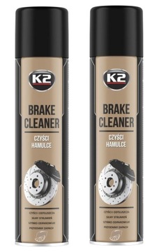 2 x K2 BRAKE CLEANER ZMYWACZ DO CZYSZCZENIA ODTŁUSZCZANIA HAMULCÓW TARCZ