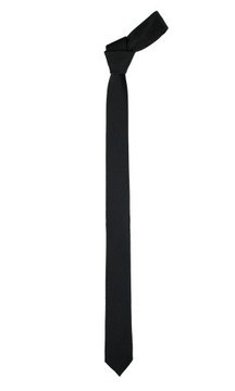 Супер тонкий тонкий узкий 4 см галстук сельдь черный