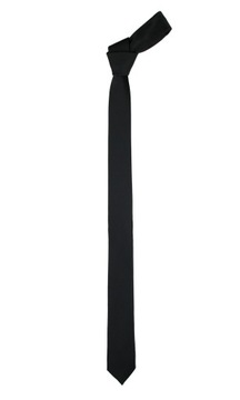 SUPER SLIM CIENKI WĄSKI 4 cm KRAWAT ŚLEDŹ CZARNY