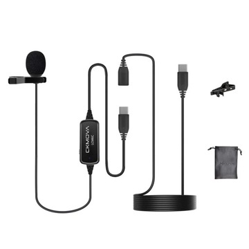CKMOVA LCM6C — петличный микрофон USB C