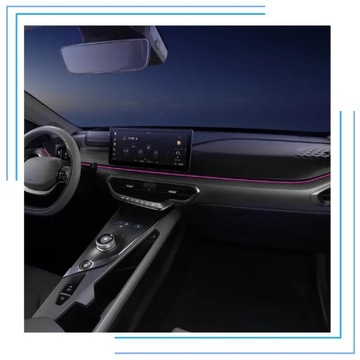 EL WIRE RGB COLORS 7in1 ВНУТРЕННЕЕ ОСВЕЩЕНИЕ АВТОМОБИЛЯ LED USB 4M