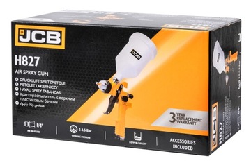 ПНЕВМАТИЧЕСКИЙ ПИСТОЛЕТ ДЛЯ ПОКРАСКИ 1,4 мм 600 МЛ JCB
