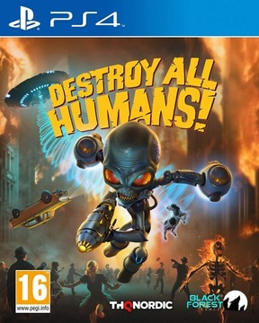 Destroy All Humans! PlayStation 4 (PS4) pudełkowa / NOWA / PL