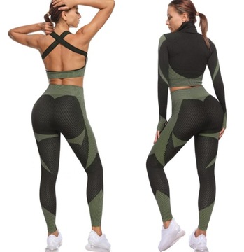 БЕГОВЫЙ КОМПЛЕКТ ФУТБОЛКА ЛЕГИНГИ БЮСТГАЛТЕР