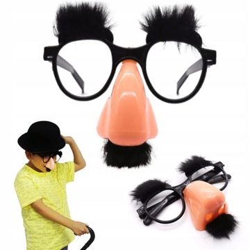 Okulary PROFESOREK Nos i Brwi Śmieszny gadżet Fotobudka