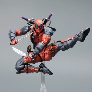 Фигурка Revoltech Yamaguchi Deadpool Marvel, подвижная подвижная фигурка Marvel Legends