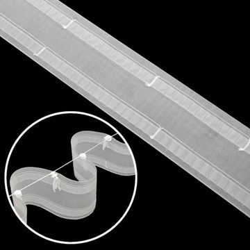 TAŚMA SYSTEM WAVE FALA 7,7 cm do Systemu WAVE Firanka