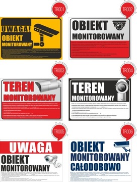 ЗНАК табличка GDPR Объект НАБЛЮДАЕТСЯ