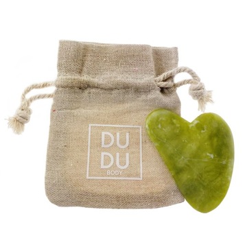 Kamień Gua Sha jadeit zmarszczki masaż do serum