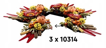 LEGO ICONS ПЛАТЬЕ ИЗ СУШЕНЫХ ЦВЕТОВ ЦВЕТОЧНЫЙ БУКЕТ