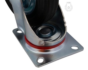 НАБОР ИЗ 4 ШТ. Полочная тележка WHEELS fi 160 41STGU160