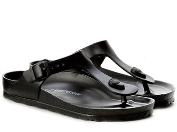 Klapki Damskie Birkenstock 0128201 GIZEH EVA REGULAR Czarne 39