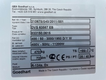Холодильный испаритель GEODHART 44 кВт
