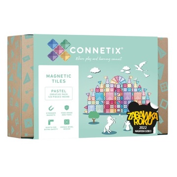 Магнитные блоки Connetix 120 el Pastel Creative