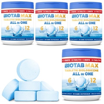 BioTab MAX Tabletki biologiczne +Odtłuszczanie 48M