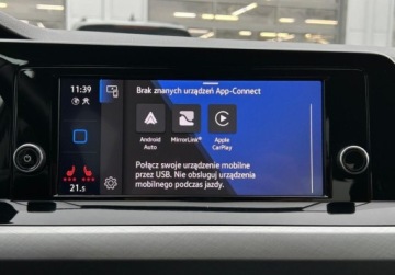 Volkswagen Golf VII Hatchback 5d Facelifting 1.5 TSI BMT 130KM 2020 Volkswagen Golf Life Pakiety, ACC, ergoActive z masazem, Kamera, Indukcja, zdjęcie 28