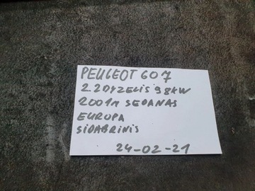 PEUGEOT 607 2002 PŘÍSTROJOVÁ DESKA / TACHOMETR