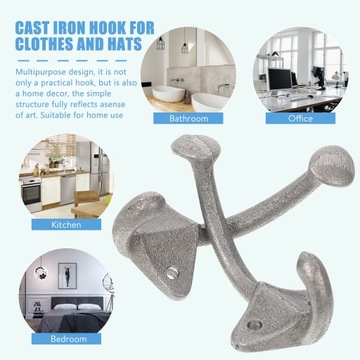 ЧУГУННЫЙ КРЮК, КРЮЧОК, ВЕШАЛКИ, НАСТЕННАЯ ВЕШАЛКА