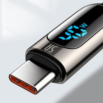Кабель Baseus Display USB-C с дисплеем, 5 А, 1 шт.