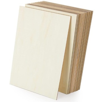 SKLEJKA do lasera plotera 4mm KL1/2 10 SZTUK A4 Formatki do ciecia laserem