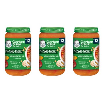 GERBER PLANT-TASTIC EKO marokański gulasz 3x250g