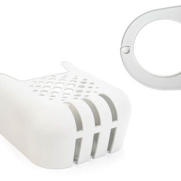 ORGANIZER KUCHENNY NA GĄBKĘ UCHWYT DO ZLEWU Z GĄBKĄ PRZYBORNIK SZARY