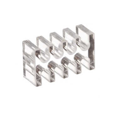 GRZEBIEŃ GELID 8PIN CLEAR DO PORZĄDKOWANIA KABLI ORGANIZER CABLE MANAGEMENT