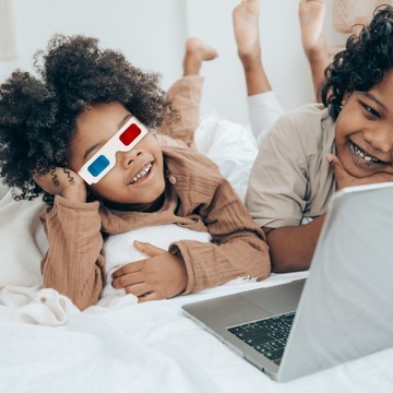 Синие очки 3D анаглифное телевидение