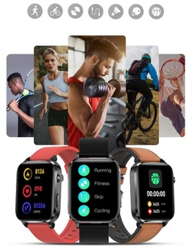 ЧАСЫ SMARTWATCH ФУНКЦИЯ ИЗМЕРЕНИЯ ТЕМПЕРАТУРЫ САХАРА ГЛЮКОЗЫ ТЕЛА 3 ПОЛОСКИ