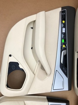 AUDI A8 D4 СТОРОНЫ, ОБИВКА ДВЕРЕЙ, БЕЖЕВЫЙ, КОРИЧНЕВЫЙ