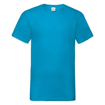 KOSZULKA T-SHIRT W SEREK FRUIT OF THE LOOM AZU XXL