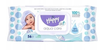 Chusteczki Bella Happy wodne Aqua Care 56 szt