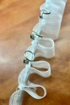 РЕБРИСТАЯ ЛЕНТА ВОЛНОВАЯ СИСТЕМА КРЮЧКИ ДЛЯ БЕЗОПАСНОСТИ 8 СМ ЛИНИЯ ДЛЯ ШТОР