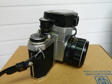 99,ASAHI PENTAX S1a SUPER TAKUMAR 1;2/55MM M42 С МОДУЛЕМ ЭКСПОНометрА