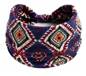 OPASKA DO WŁOSÓW NA GŁOWĘ SZEROKA TURBAN WZORY