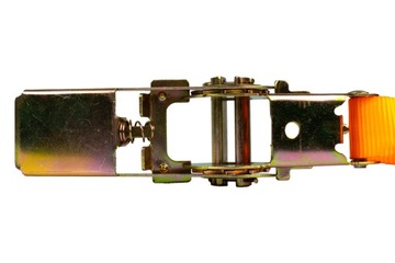 Комплект из четырех транспортных ремней с натяжителем 4М/25мм/0,68Т в чехле.