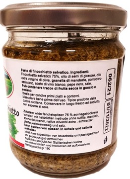 Песто из фенхеля 190г Ароматы Сицилии