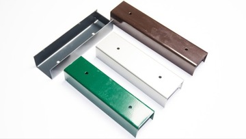 Wspornik łącznik ceownik płyty podmurówki panela grafit 7016 - 55x200mm
