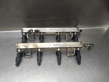 FORD 1.8 2.0 16V LISTWA WTRYSKOWA WTRYSKI KOMPLET 4M5G-9D280-DB
