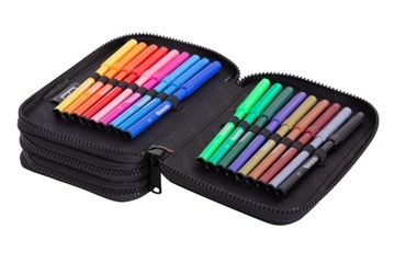 Тройной пенал Coolpack Jumper 3 с аксессуарами Вишня