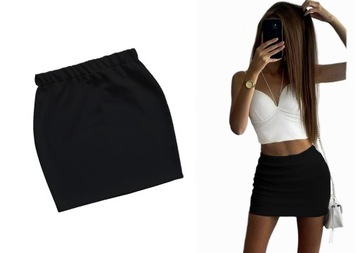 Юбка-карандаш PINK NEON MINI, NEON PINK, на резинке, M/L