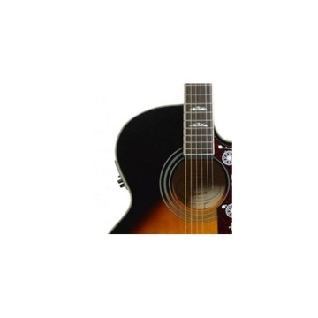 Электроакустическая гитара - Epiphone J 200 EC Studio Vintage Sunburst