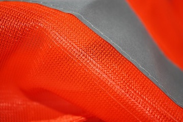 Жилеты с логотипом оранжевые спина+перед 100 шт.