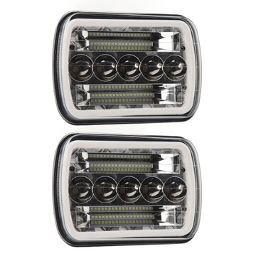 Para 7-calowych reflektorów LED DC 12 V z