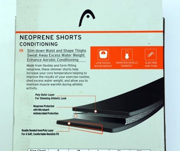 ШОРТЫ HEAD FITNESS женские неопреновые шорты Gym Aerobics размер L розовые