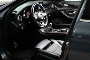 Mercedes Klasa C W205 Kombi 180 156KM 2014 Mercedes-Benz Klasa C 180 AMG FullLED Navi Skora El.Fot. Dynamic Black As, zdjęcie 5