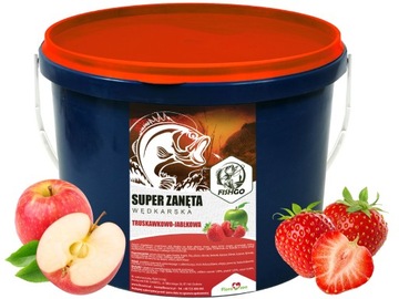 ZANĘTA WĘDKARSKA FEEDER NA RYBY TRUSKAWKA JABŁKO