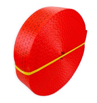 Ремень полиэстеровый, ширина 50мм, 7,5T, красный