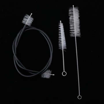 Zestaw 3 zestawów do czyszczenia trąbek Elastyczne szczoteczki do zaworów ustnika, 90 cm
